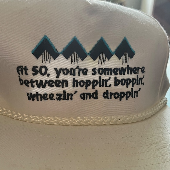 Sportsman Hat At 50 You're Somewhere Between Hoppin Boppin Wheezin Droppin - Picture 2 of 7